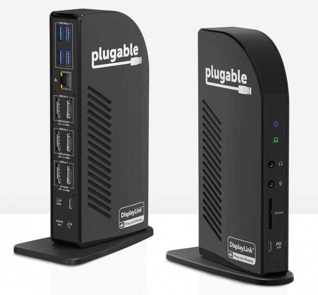 Plugable USB-C Triple Display 4K Docking Station