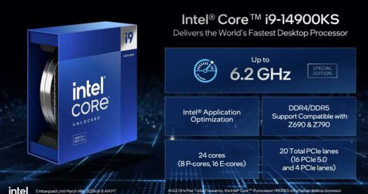 Intel Core i9-14900KS з тактовою частотою 6,2 ГГц – нагадування про те, чому закінчилися МГц війни 7