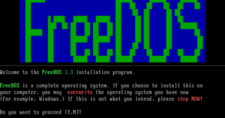 Через 30 років FreeDOS все ще підтримує мрію про командний рядок 1